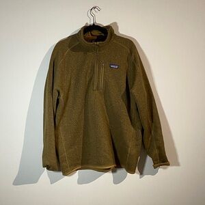 Patagonia Brown 1/4 Zip Better sweater